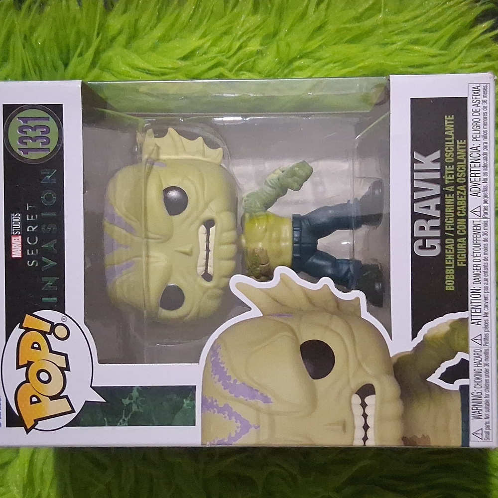 Marvel Secret Invasion Gravik Pop! Figure - Green and Blue